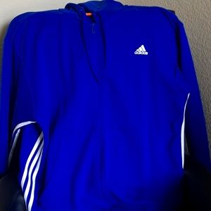 Adidas warmup hoodie jacket